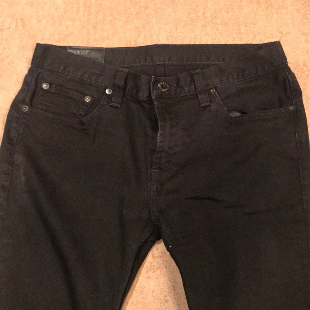 J Brand Men’s black Slim straight jeans.